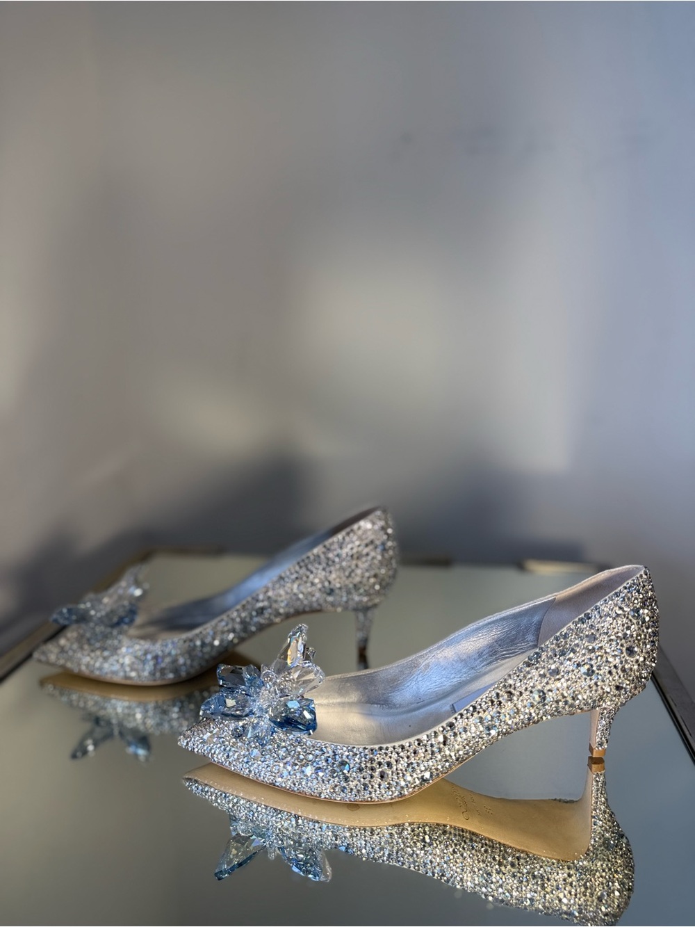 New Jimmy Choo Allure Crystal Covered Pointy Toe Pumps $4,900 38 - Picture 8 of 15